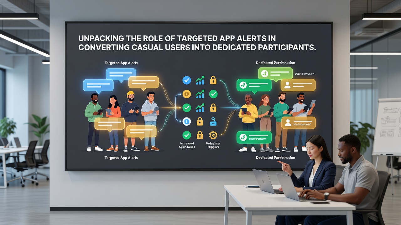 Dashboard view illustrating loyalty tier progression triggered by app alert interactions in a betting environment